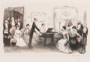 A polgári este, 1907. alkotó: Jean Veber