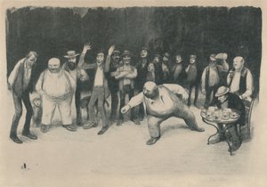 The Players Of Corks, 1919 alkotó: Jean Veber