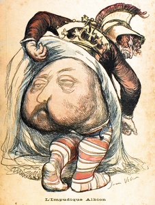 The Immorbid Albion – VII. Edward”. Jean Veber rajzfilmje a búr háborúról – „L