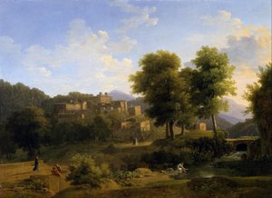 A Sabine Hills-i város látképe alkotó: Jean Victor Bertin