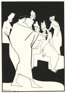 Ovidius szerelmes könyvei: Gyere, tanuld meg tőlem, hogyan kölcsönözhetsz káprázatos fehérséget a bőrödnek (színes litográfia).