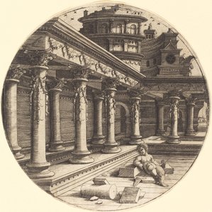 A csecsemő a galériában alkotó: Jean de Gourmont I