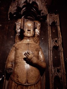 Hainaulti Philippa képmása (alabástrom) alkotó: Jean de Liege