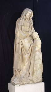 Szűzanya tanító Szent Anna a Chateau des Ducs de Bourbon-ból, Chantelle, 1500-2003 körül alkotó: Jean fl.c.1465 c.1516 Guilhomet