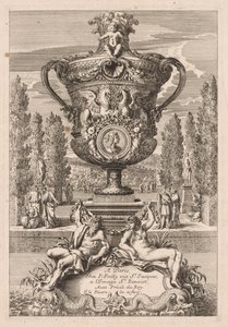 Díszurna, 1600-as évek. alkotó: Jean le Pautre
