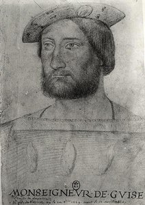 Claude of Lorraine (1496-1550) Guise 1. hercegének portréja alkotó: Jean school of Clouet