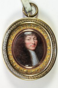 XIV. Lajos francia király (zománc)