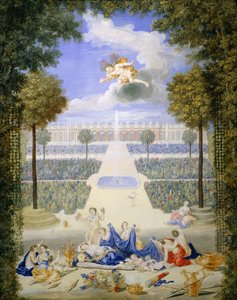 Franciaország, Versailles, Nagy-Trianon parterre, Jean Cotelle