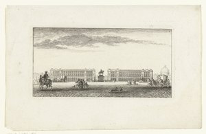 Kilátás a párizsi XV. Lajos térre Vues de Paris (sorozat címe) Párizsi kilátások (sorozat címe) alkotó: Jeanne Françoise Ozanne