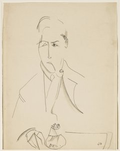 Modigliani portréja pipával