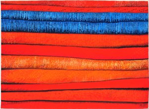 Marokkói szövetek 3, 2013 (gouache, papír)