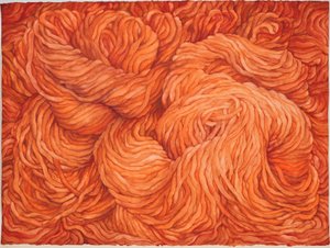 Wool Burnt Sienna, 2013 (gouache, papír)