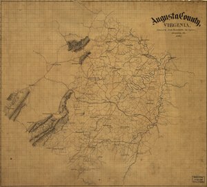 Augusta megye, Virginia, LOC 99446931 alkotó: Jedediah Hotchkiss