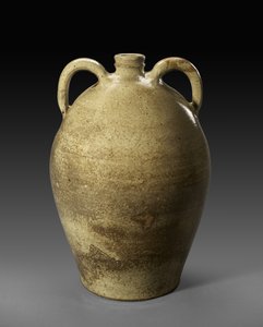 Kancsó, c. 1850 (lúgos mázas kőedény) alkotó: Jefferson S. Nash Pottery