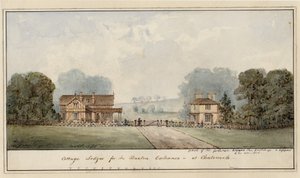 Tervezés a Chatsworth Parkban található Edensor páholyokhoz
