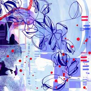 Absztrakt városi növényvilág alkotó: Jenja Braun