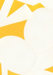 Aranyszínű absztrakt formák alkotó: Jenja Braun