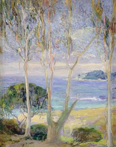 Egy tiszta nap, California Coast, 1918 körül (olaj, vászon) alkotó: Jennie Vennerstrom Cannon