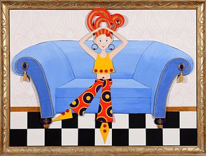 Divan Diva, 2008 (akril a táblán)