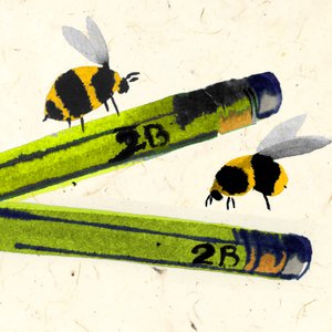 2B Or Not 2 Bee (akvarell) alkotó: Jenny Frean