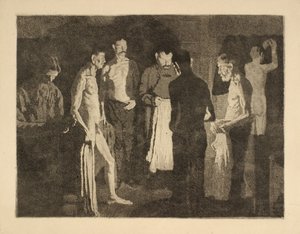 Lefekvéskor a hostelben alkotó: Jens Birkholm