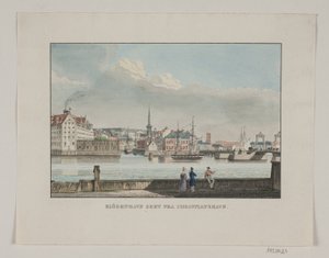 Koppenhága Christianshavnból nézve