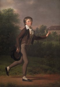 Egy Futó fiú. Markus Holst von Schmidt alkotó: Jens Juel