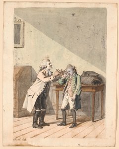 Egy jelenet P.A. Heiberg "De Vonner og de Vanner" c. alkotó: Jens Juel