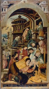 Jézus körülmetélése, Jorg Ratgeb (kb. 1480-1526) festménye, olaj, tábla