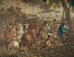 Egy katonai konvoj ... alkotó: Jerome Le Clerc