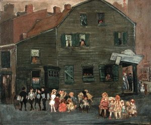 A régi ház, 1910 körül (olaj, vászon)