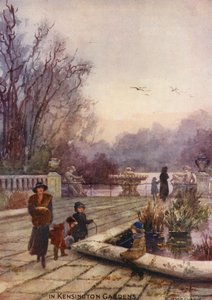 In Kensington Gardens (színes litográfia)