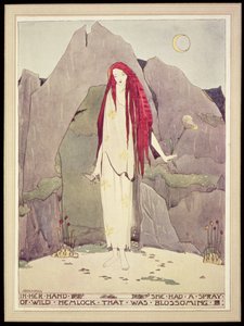 Illusztráció Oscar Wilde „Gránátalmaháza” című művéből, 1891-ben, ez a példány 1915-ben