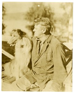 Albert Payson Terhune, író, 1916-28 körül (zselatin ezüst fotó) alkotó: Jessie Tarbox Beals