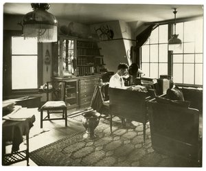 Ernest Thompson Seton, 1918 körül (zselatin ezüst fotó) alkotó: Jessie Tarbox Beals