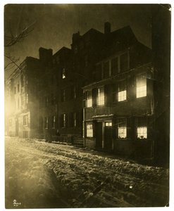 Pinckney Street, Boston, Mass, USA, 1902-1910 körül (zselatin ezüst fotó) alkotó: Jessie Tarbox Beals