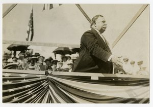 William Howard Taft, 1908-1912 körül (zselatin ezüst fotó) alkotó: Jessie Tarbox Beals