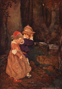 The Babes In The Wood (színes litográfia) alkotó: Jessie Willcox Smith