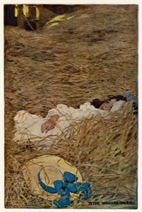 A szénapadlás (színes litó) alkotó: Jessie Willcox Smith
