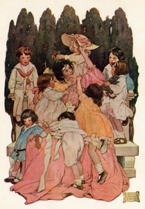 A nénihez (színes litó) alkotó: Jessie Willcox Smith