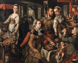 A gondatlanság allegóriája A meggondolatlanság allegóriája, 1563. alkotó: Joachim Beuckelaer