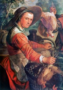 A piacon, részlet, c1550-1537 alkotó: Joachim Beuckelaer