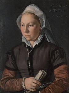 Egy fiatal nő portréja alkotó: Joachim Beuckelaer