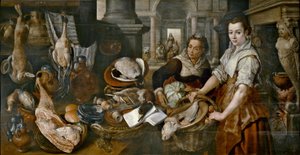 Spanyolul:  Mária: Cristo en casa de Marta y María Krisztus Márta és Mária otthonában.