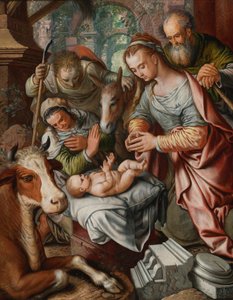 A pásztorok imádása alkotó: Joachim Beuckelaer