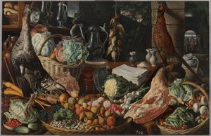 Konyhai jelenet Krisztussal Emmausban, 1560-1565 körül