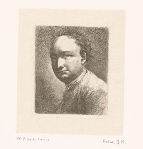 Johann Harper festő portréja alkotó: Joachim Martin Falbe
