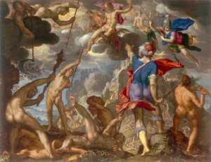 Az istenek és az óriások harca, 1608 körül