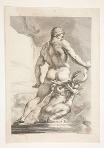 Hercules Hydramuvince (Hercules and the Hydra) alkotó: Joachim von Sandrart