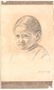 Eline Skovgaard portréja? alkotó: Joakim Frederik Skovgaard